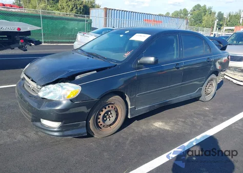 2004 Toyota Corolla S из США, поврежденный, VIN 1NXBR32E04Z204994